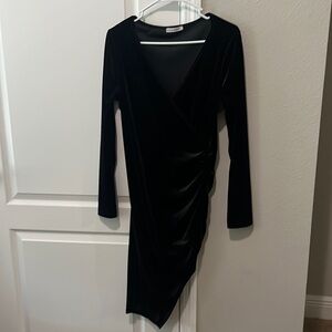 Beautiful black velvet dress great for parties